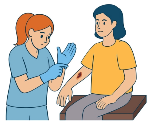 درمان زخم بریدگی