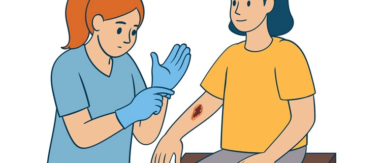 درمان زخم بریدگی